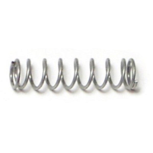 Midwest Fastener 15/64" x .025" x 1" Steel Compression Springs 1 12PK 18665